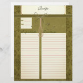 Groene recepten voor classy Olive (Voorkant / Achterkant)