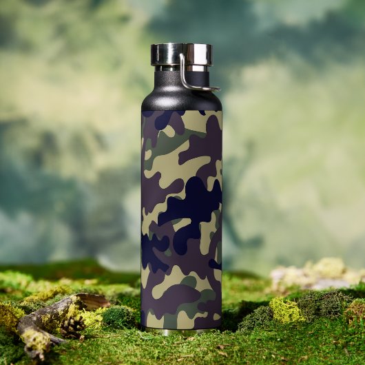 Groene Recoleta #2 Camo Thor Copper Infused Waterfles (Buiten)