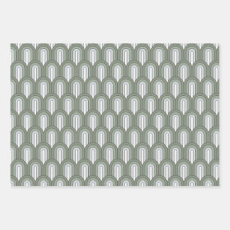 Groene regenbogen inpakbladen inpakpapier vel