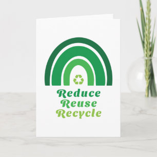 Groene Regenboog Milieu Reductie Hergebruik Recycl Kaart