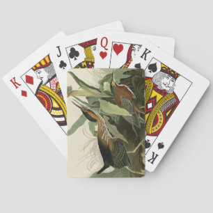 Groene Reiger, John James Audubon's Vogels van Ame Pokerkaarten