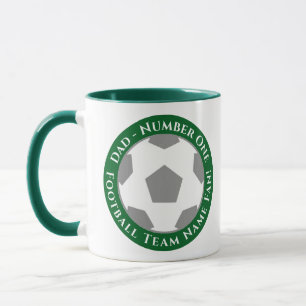 Groene – Relaxte en Sportieve Voetbal Vader Mok