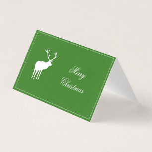 Groene Rendier Elegante Vakantie Kaart