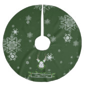 Groene rendierboomrok kerstboom rok (Voorkant)