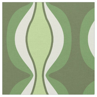 Groene Retro Mission Fabric Stof