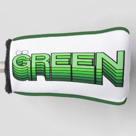 Groene Retro Modern Hergebruik Recyclen Eco Friend Golfheadcover