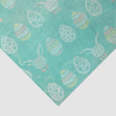 groene retro paaseieren tissuepapier (Detail)