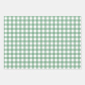 Groene Retro Vintage Kerstman Inpakpapier Vel (Voorkant 2)