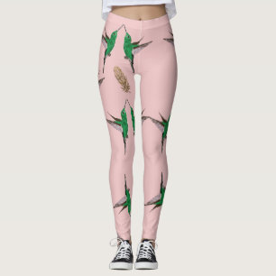 Groene reuzenveer leggings