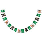 Groene rij Tassels Foto-Afstuderen Vlaggetjes (Alle)