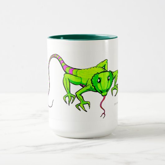 Groene Ringo hagedis Mok (Midden)