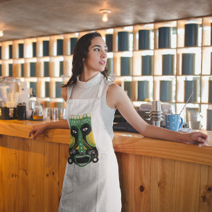 groene rituele stam standaard schort