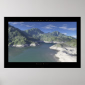 groene rivier poster (Voorkant)