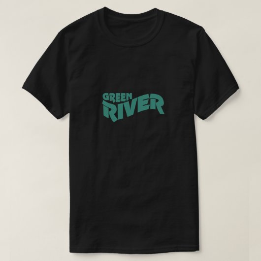 Groene rivier t-shirt (Design voorkant)