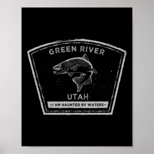 Groene Rivier Utah Fly Fishing  Poster