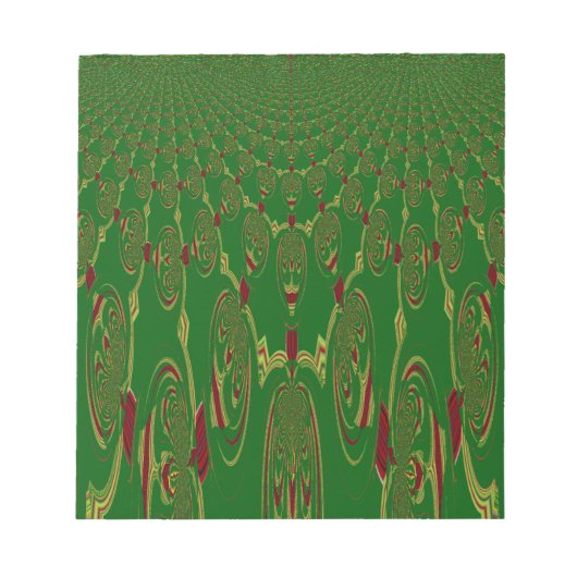 Groene robots notitieblok (Voorkant)