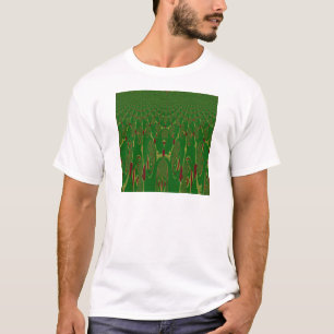 Groene robots t-shirt