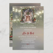 Groene rode bessen Decor Deur Lichte Koppels Douch Kaart (Voorkant / Achterkant)