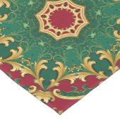 Groene Rode Decoratieve Vakantie Tafel Runner Medium Tafelloper (Hoek)