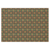 Groene rode kerstvakantie tafelkleed (Voorkant (Horizontaal))