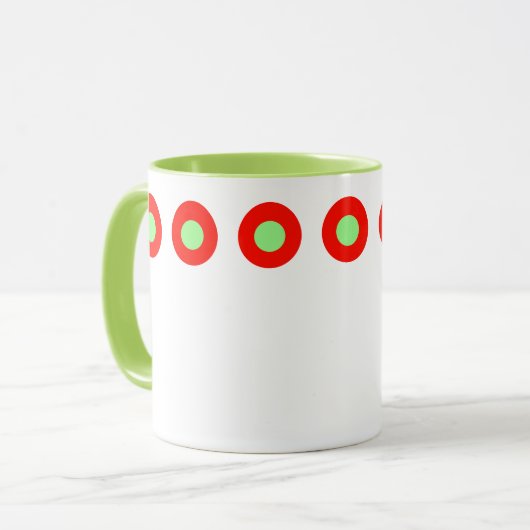 Groene Rode Polka Dots Kerst 4Joanne Mok (Voorkant links)