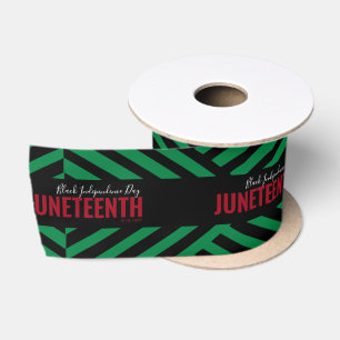 groene rode zwarte Onafhankelijkheidsdag juni 19 j Lint