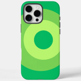 Groene ronde Apple iPhone 16 Pro Max Hoesje