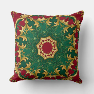 Groene Rood Decorative Kerst Kussenhoes Kussen