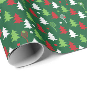 Groene 💚 🤍, rood, witte kerst  cadeaupapier