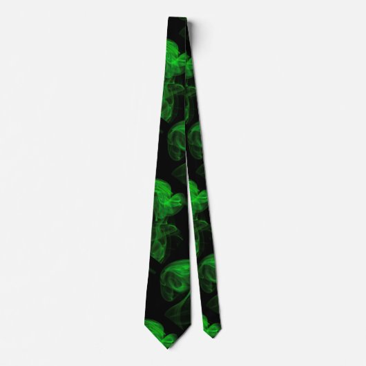 Groene Rook Stropdas (Voorkant)