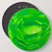 Groene Roos Button -  (Voorkant /achterkant)