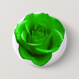 Groene Roos Button