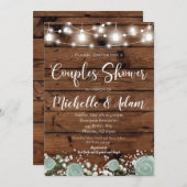 Groene Roos-koppels — Rustisch land Kaart (Voorkant / Achterkant)