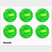 Groene Roos Sticker - (Vel)
