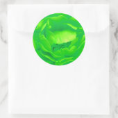 Groene Roos Sticker - (Tas)