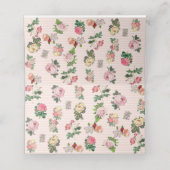 Groene roze rozen Kaarten voor weddenschappen (Binnenkant ongevouwen)