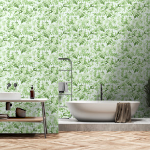 Groene Rozen Botanische Tuin Behang