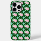 Groene  Rozen, monstera & doezelpatroon Case-Mate iPhone Case (Achterkant)