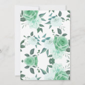 Groene Rozen Niets ingewikkelds, gewoon liefde Tr Kaart (Achterkant)