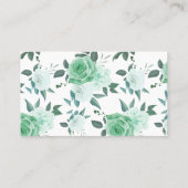 Groene Rozen Wijn Raffle Ticket Vrijgezellenfeest (Achterkant)