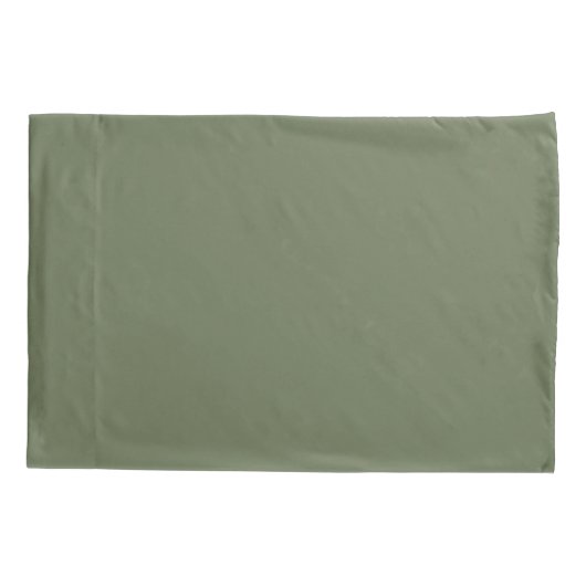 Groene rug plus groene en witte bladeren kussensloop (Achterkant-Links)