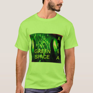 Groene ruimte t-shirt