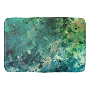 Groene ruis Abstract Badmat