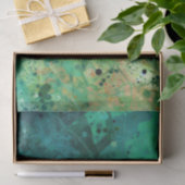 Groene ruis Abstract Tissuepapier (Geschenk)