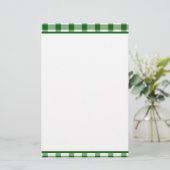 Groene ruit briefpapier (Staand voorkant)