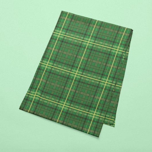 Groene ruit korte tafelloper