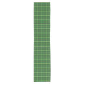 Groene ruit korte tafelloper (Voorkant)