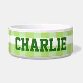 Groene ruit voerbakje