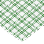 Groene ruitprint tafelkleed (Gekanteld)
