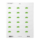 Groene Rups Etiket (Full Sheet)